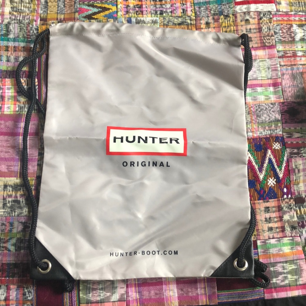 Hunter Boots Drawstring Bag